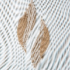 Kép 3/4 - Levélmintás sherly voile függöny 180 cm magas