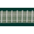 Kép 4/4 - Egyszínű fehér voile készfüggöny 120x200 cm méretben